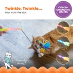 Catstages Twinkle Star Light Up Cat Wand - Image 2