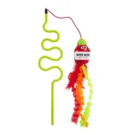 Mad Cat® Nom Nom Hot Sauce with Catnip + Silverline Wand Cat Toy - Image 2