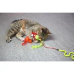Mad Cat® Nom Nom Hot Sauce with Catnip + Silverline Wand Cat Toy - Image 4