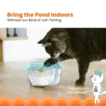 Catstages Meow-smerizing Fish Bowl with Electronic Fish for Bait, Cat Toy - Image 2