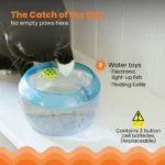 Catstages Meow-smerizing Fish Bowl with Electronic Fish for Bait, Cat Toy - Image 3