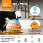 Catstages Flutter Topper Interactive Cat Toy - Image 5