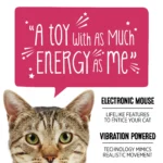 Whisker City® Natural Electronic Mouse Cat Toy - Image 2