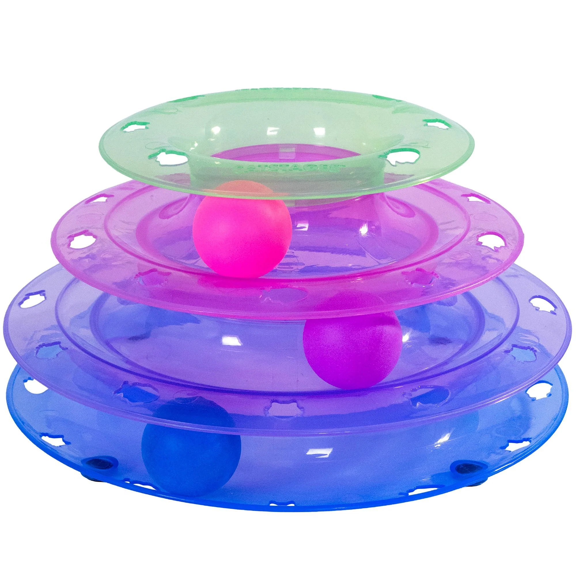 img_1761537802377_389_IIdxylA3o.webp Catstages Tower of Tracks Interactive 3-Tier Track Cat Toy - Image 1