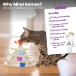 Catstages Tower of Tracks and Spinning Catnip Toy - Image 6