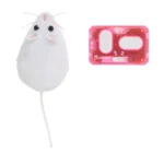 Whisker City® Robotic White Mouse Cat Toy - Image 2