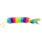 Multipet® Rainbow Caterpillar Catnip Cat Toy - Image 3