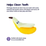 Catstages Dental Banana Teether Cat Toy - Image 2