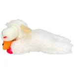 Multipet® Lamb Chop Cat Holding Sparkle Orange Fish Cat Toy - Image 3