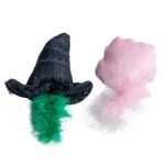 Wicked Hat and Tiara Plush Cat Toys, 2 Pack - Image 2