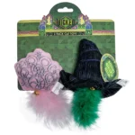 Wicked Hat and Tiara Plush Cat Toys, 2 Pack - Image 3