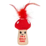 Catstages A Really Fungi Mushroom Kicker Catnip Stuffed Dental Cat Toy