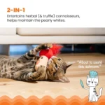 Catstages A Really Fungi Mushroom Kicker Catnip Stuffed Dental Cat Toy - Image 2
