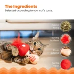 Catstages A Really Fungi Mushroom Kicker Catnip Stuffed Dental Cat Toy - Image 4