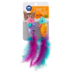 Whisker City® Sparkle Fish & Feathers Cat Toys - 2 Pack - Image 2