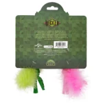 Wicked Glinda and Elphaba Heads Plush Cat Toy, 2 Pack - Image 4