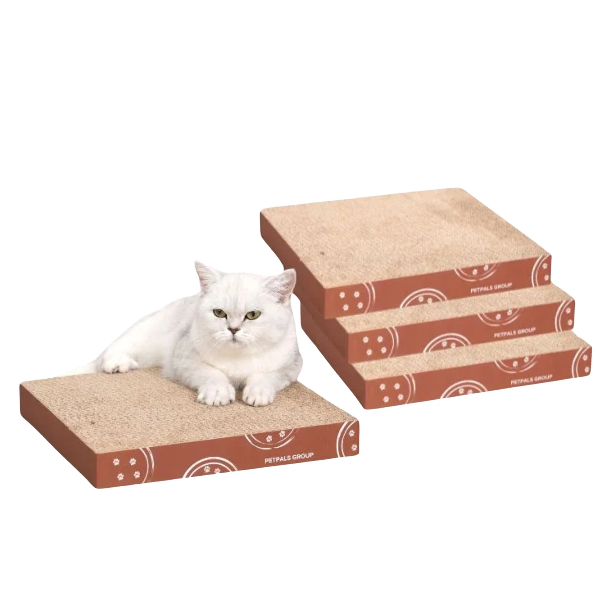 img_1761547314325_126_-o_DdF4F0.webp PetPals Cardboard Cat Scratcher 4 CT - Image 1