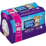 Fresh Step Multi-Cat Clumping Litter With Febreze Freshness, Bag, 42 LB - Image 3