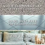 Purina® Tidy Cats® Free & Clean Natural Clumping Multi-Cat Clay Cat Litter - Unscented, Low Dust - Image 5