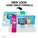 Fresh Step Simply Unscented Clumping Cat Litter, Bag, 42 LB - Image 2