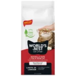 World's Best Cat Litter Multiple Cat Clumping Litter - Flushable, 99% Dust Free, Clumping, 28 LB
