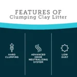 ExquisiCat Litter Premium Clumping Multi-Cat Clay Cat Litter - Unscented, Low Dust - Image 4
