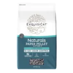 ExquisiCat Litter Multi-Cat Paper Pellet Cat Litter - Scented, Low Dust, Low Tracking, Natural