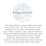 ExquisiCat Litter Multi-Cat Paper Pellet Cat Litter - Scented, Low Dust, Low Tracking, Natural - Image 6