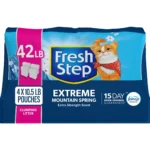 Fresh Step Extreme Clumping Litter With Febreze Freshness, Bag, 42 LB