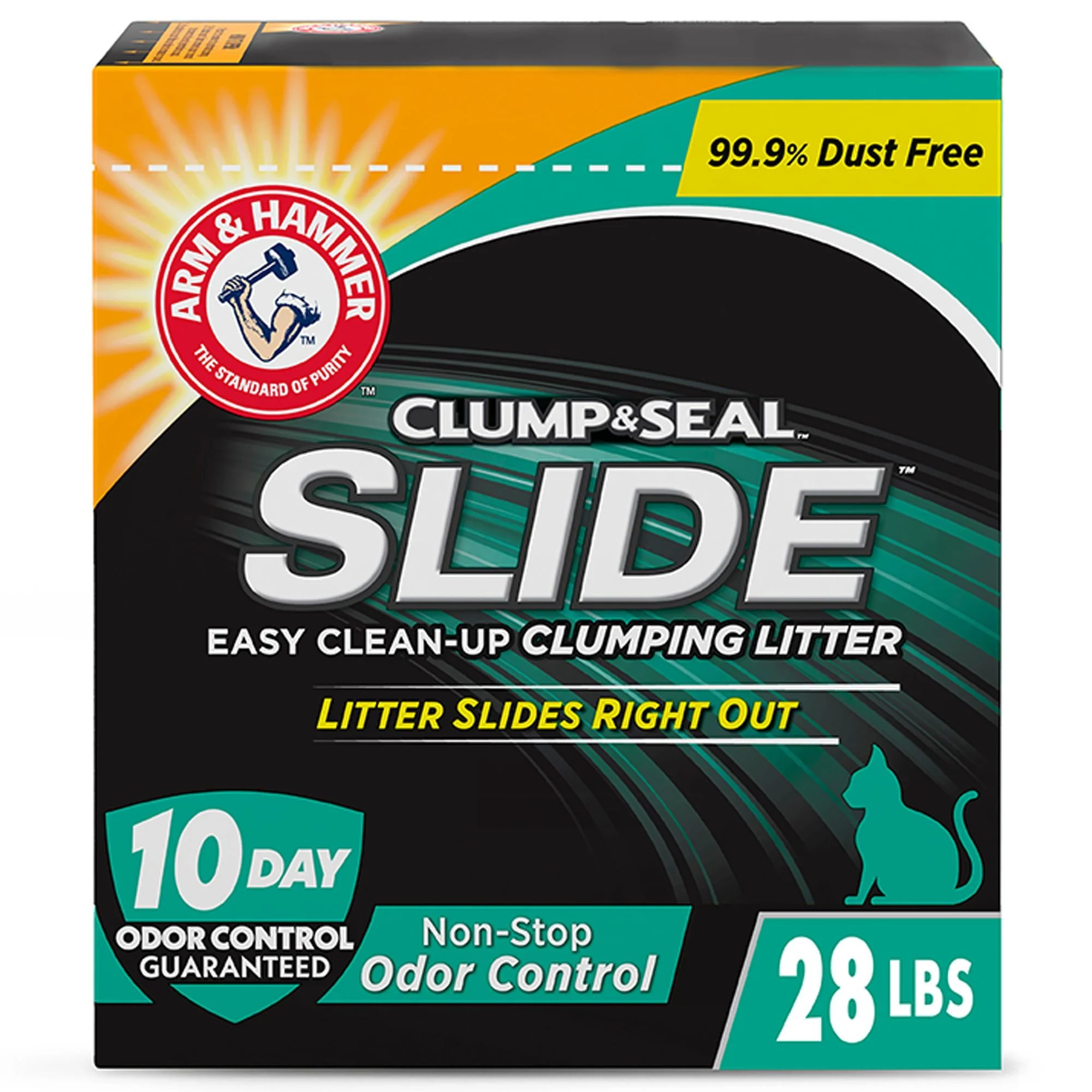 img_1761548749518_516_6zwy0pAsc.webp Arm & Hammer™ Clump & Seal Slide Clumping Clay Cat Litter - Low Dust - Image 1