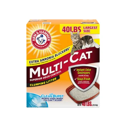 Arm & Hammer™ Clumping Multi-Cat Clay Cat Litter