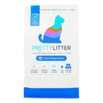 Pretty Litter Health Monitoring Multi-Cat Crystal Cat Litter - Lotus Blossom Scented, Lightweight