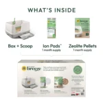 Purina Tidy Cats Breeze XL Cat Litter Box System Starter Kit - Litter Box, Pellets & Pads - Image 2