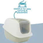 ExquisiCat Smart Cat Hooded Litter Box with Door - Image 5