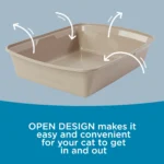 ExquisiCat® Large Open Litter Box - Image 3