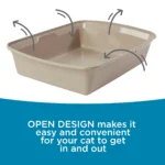 ExquisiCat® Extra-Large Open Litter Box - Image 3