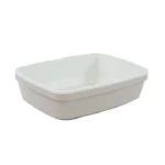 ExquisiCat White & Tan Sifting Litter Box