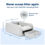 PetSafe ScoopFree® Clumping Self-Cleaning Litter Box for Clumping Litter - Superior Odor Control - Image 4