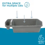 ExquisiCat Compartment Litter Box with Storage - Image 3