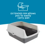 ExquisiCat® Plastic Rimmed Litter Box - Image 4