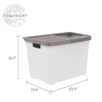 The ExquisiCat Top Entry Litter Box - Image 2
