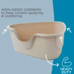 ExquisiCat® High-Sided Corner Litter Box - Image 3