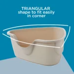 ExquisiCat® High-Sided Corner Litter Box - Image 4