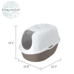 ExquisiCat® Hooded Litter Box - Image 2