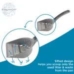 ExquisiCat® Easy Sift Plastic Cat Litter Scoop - Image 2