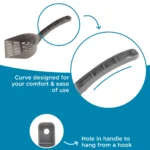 ExquisiCat® Easy Sift Plastic Cat Litter Scoop - Image 4