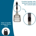 ExquisiCat® Easy Sift Cat Litter Scoop - Comfort Grip - Image 3