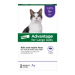 Advantage Topical Cat Flea Treatment and Prevention For Large Cats Over 9 lbs.