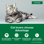 Advantage Topical Cat Flea Treatment and Prevention For Small Cats 2-9 lbs. - Image 3