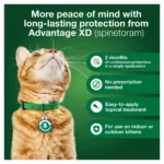 Advantage® XD Over 9 lbs Large Cat Flea Prevention & Treatment - Image 4